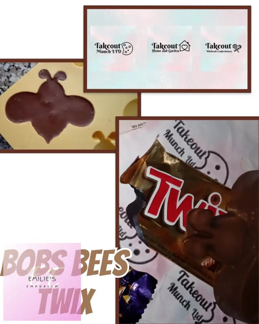 Bob The Busy Bee- Handmade Milk Chocolate With Twix Filling
