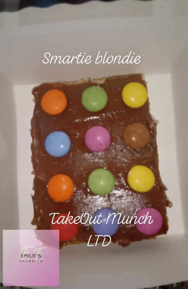 Bobs Handmade Galaxy Caramel Blondie Cake - Single Square Topping And Sauce Candy & Chocolate
