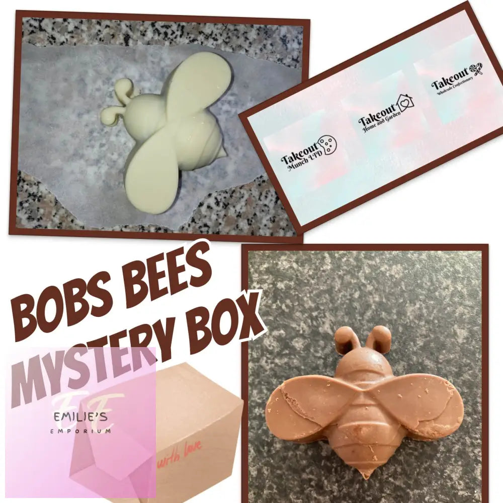 Bobs Mystery Box Of 4 Random Handmade Chocolate Bees