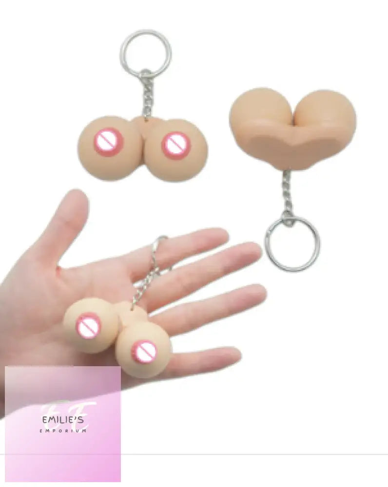 Boob Key Ring