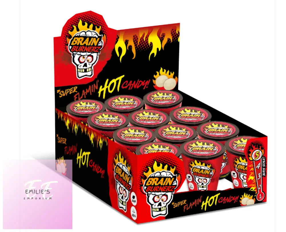 Brain Blasterz Hot Sour Candy Container 12X48G