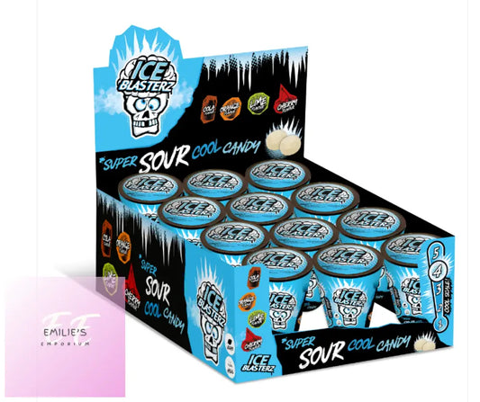 Brain Blasterz Ice Sour Cool Candy Container 12X48G