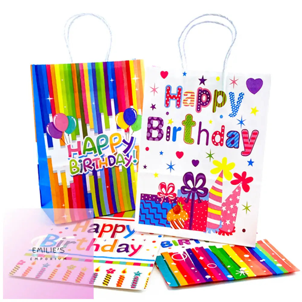 Brights Happy Birthday Party Bag