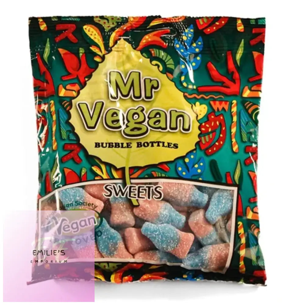 Bubblegum Bottles (Mr Vegan) 12X120G Sweets