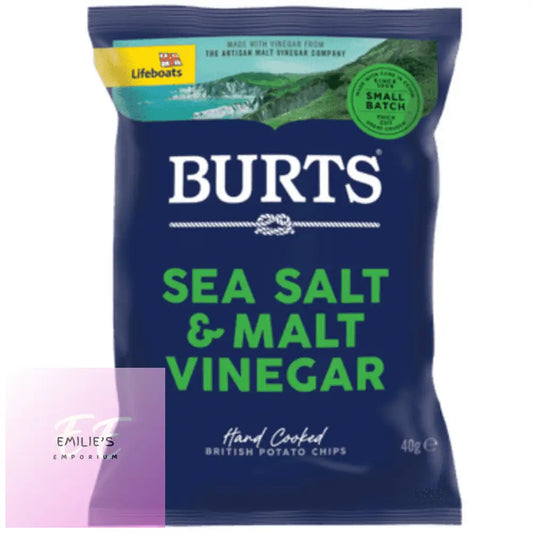 Burts Sea Salt & Malt Vinegar 20X40G