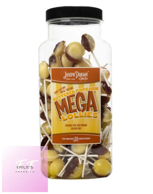 Buttered Popcorn Mega Lolly (Dobsons) 90 Count