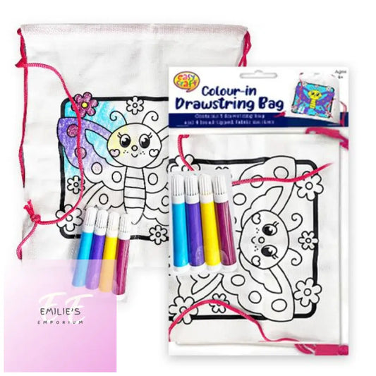 Butterfly Colour In Drawstring Bag Kit