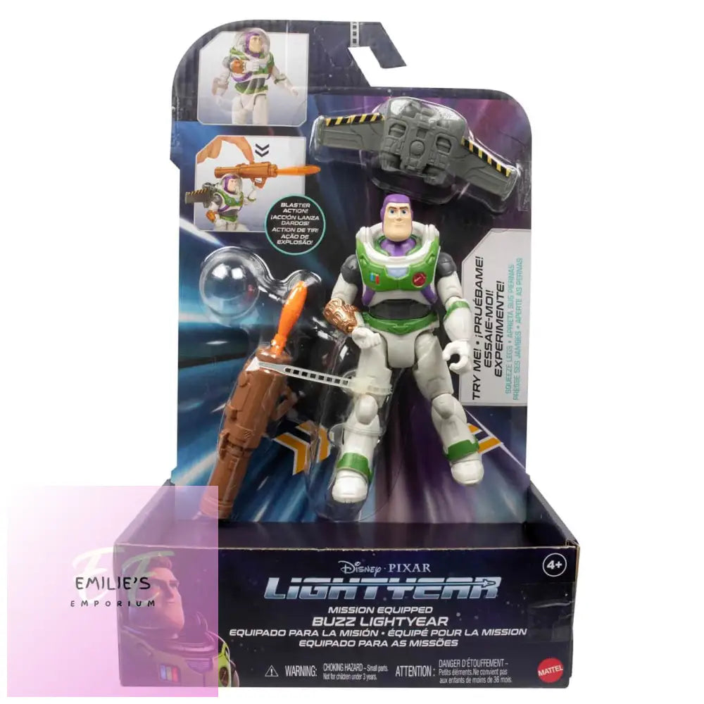 Buzz Lightyear Mission Equipped Action Figure Blaster 13Cm