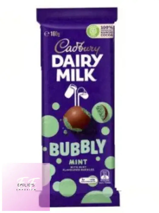 Cadbury Bubbly Mint 5.6Oz/160G – Pack Of 11