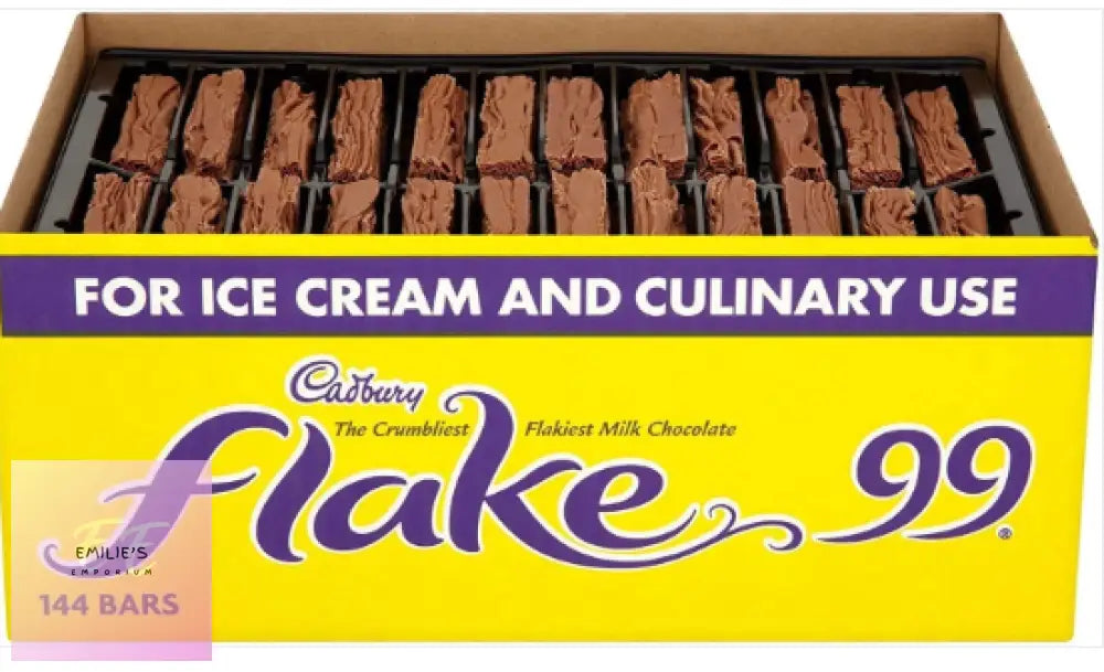 Cadbury Flake 99 Chocolate Bar 144 Box