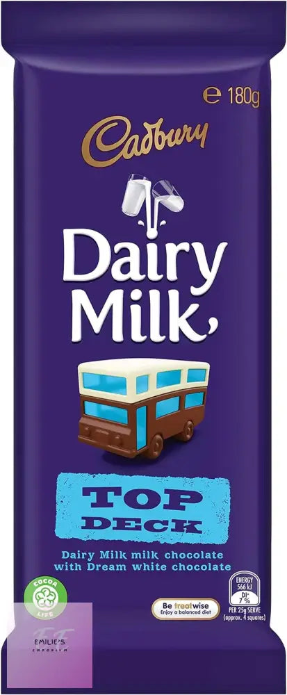Cadbury Top Deck 6.3Oz/180G – Pack Of 15