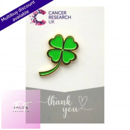 Cancer Research Uk - Clover Badge