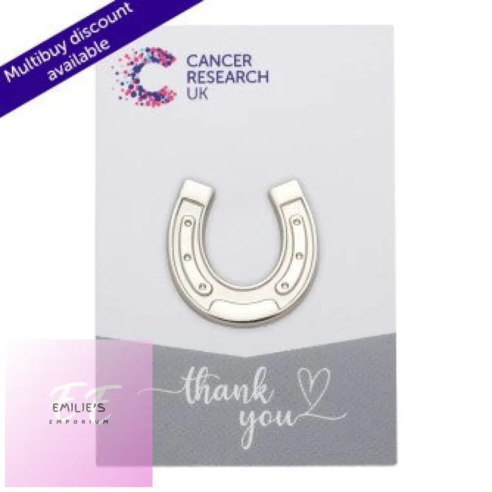 Cancer Research Uk - Horseshoe Badge