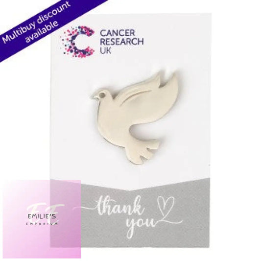 Cancer Research Uk - Silver Dove Badge