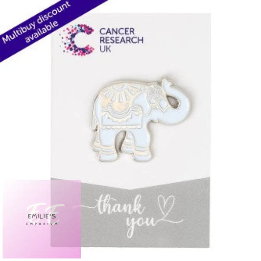 Cancer Research Uk - Silver Elephant Badge