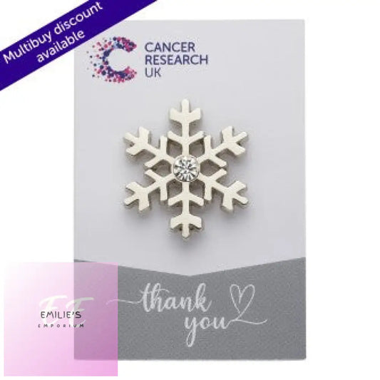 Cancer Research Uk - Snowflake Badge