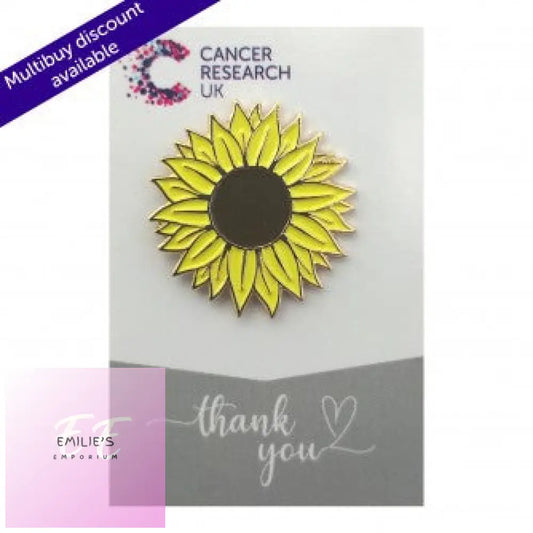 Cancer Research Uk - Sunflower Badge