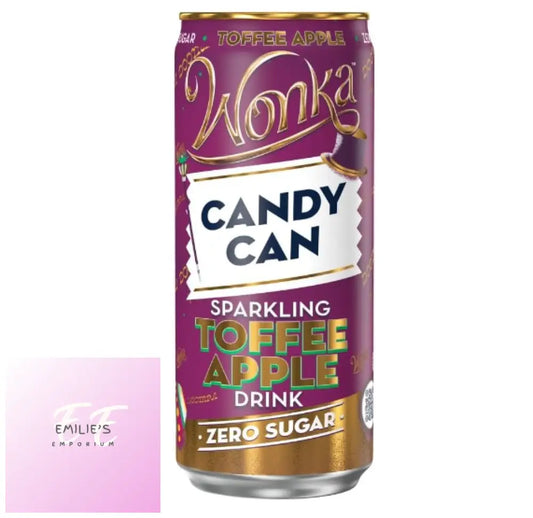 Candy Can Wonka Sparkling Toffee Apple Zero Sugar Drink 1 X 330Ml