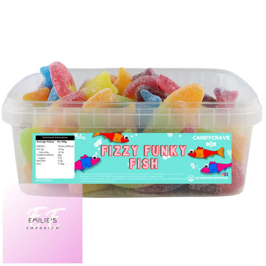 Candycrave Fizzy Funky Fish Tub 600G