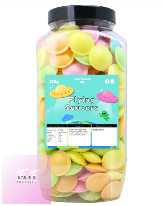 Candycrave Flying Saucers 350G Jar