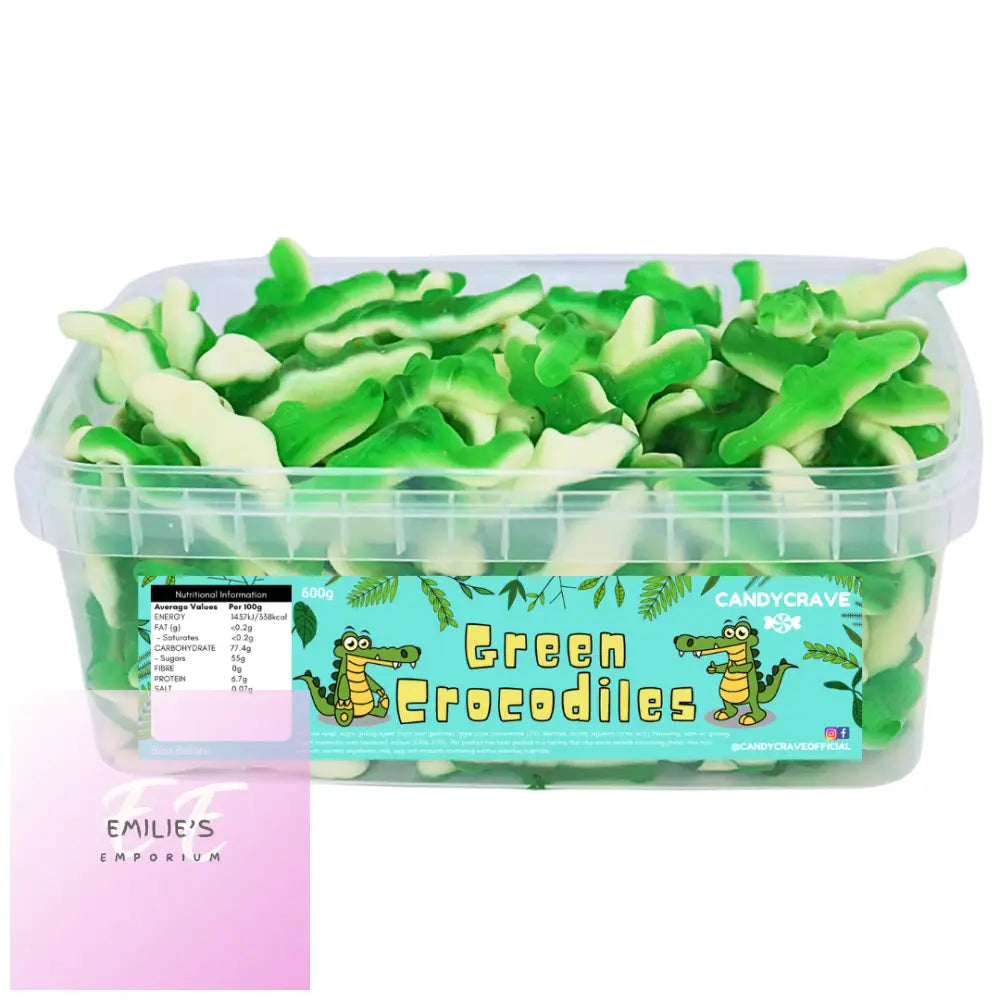 Candycrave Green Crocodiles Tub 600G