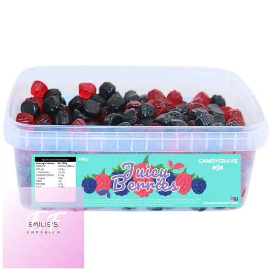 Candycrave Juicy Berries Tub 600G