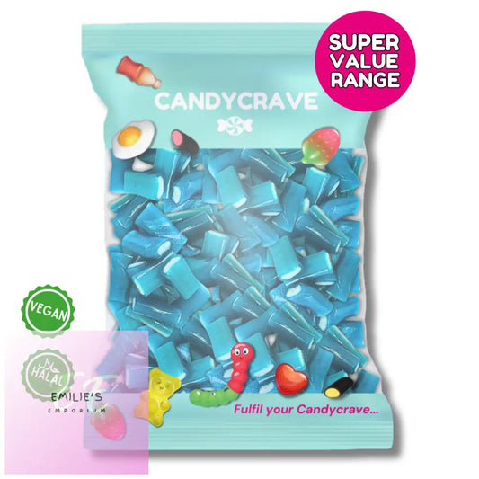 Candycrave Super Value Blue Raspberry Pencils 1Kg