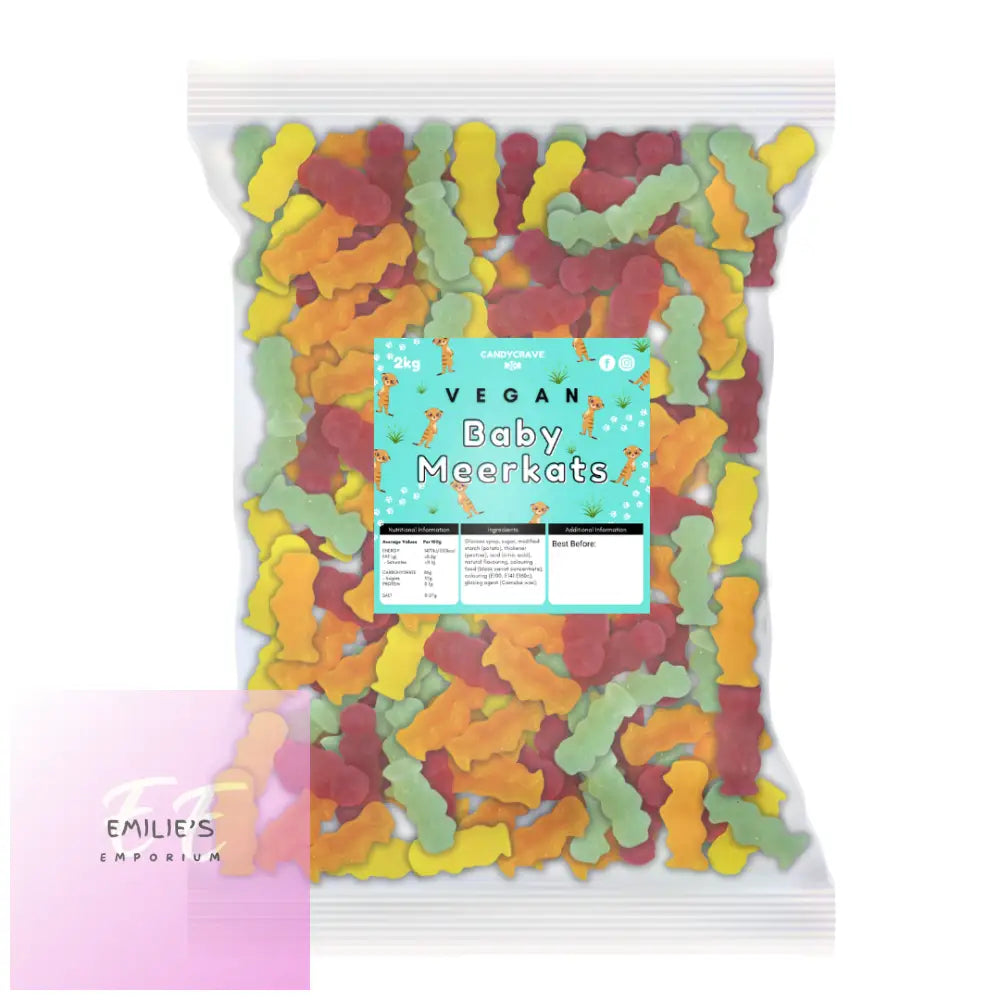 Candycrave Vegan Baby Meerkats 2Kg