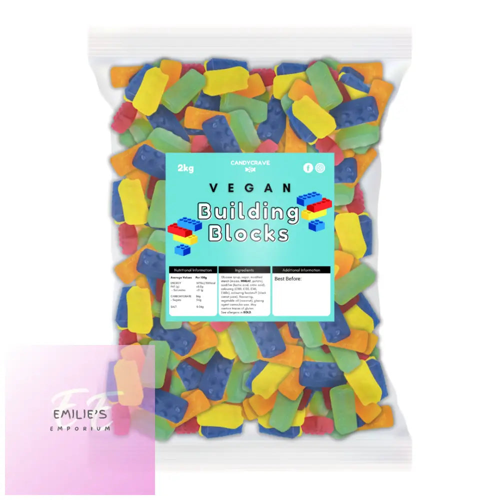 Candycrave Vegan Building Blocks 2Kg