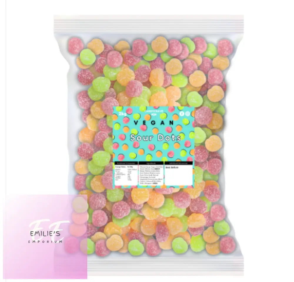 Candycrave Vegan Sour Dots 2Kg