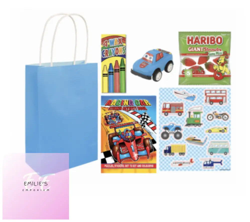 Car Racing Go Kart Party Gift Bag Pre Filled