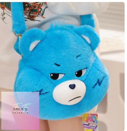 Care Bear Back Packs 27Cm - Choices Blue Face