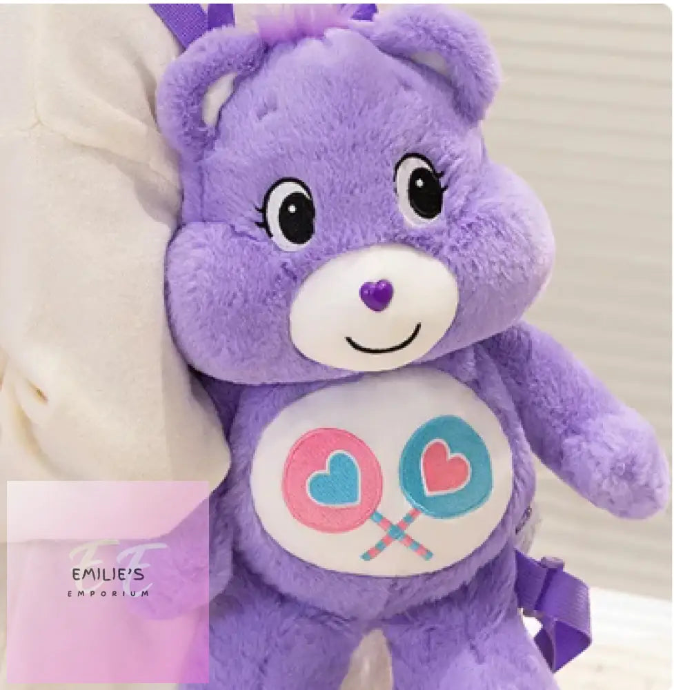 Care Bear Back Packs 45Cm- Choices Purple