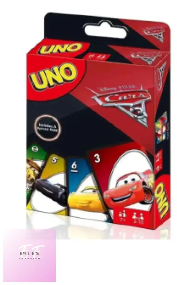 Cars Uno Card Game