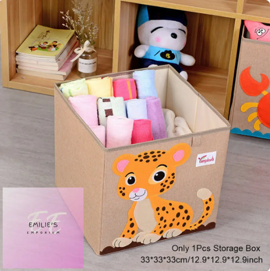 Childrens Storage Box - Cheetah