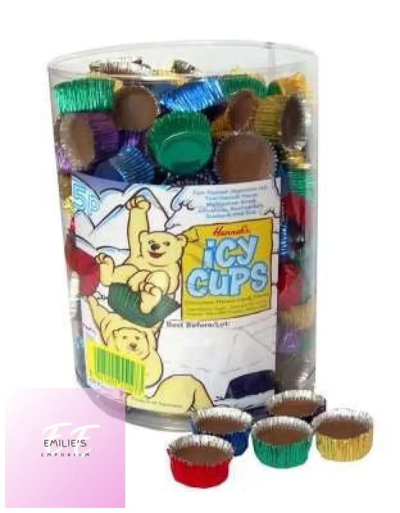 Chocolate Icy Cups (Hannahs) 200 Count Candy &