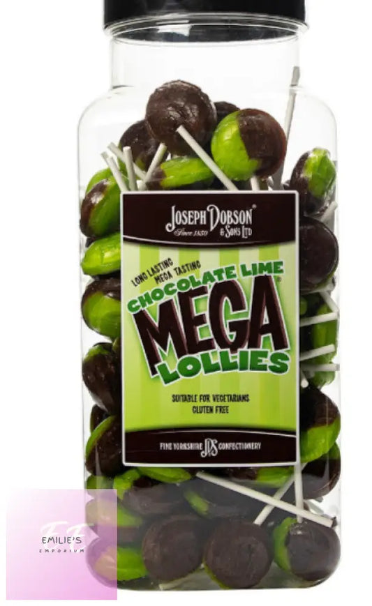 Chocolate Lime Mega Lolly (Dobsons) 90 Count