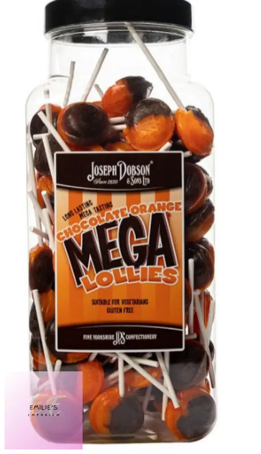 Chocolate Orange Mega Lolly (Dobsons) 90 Count