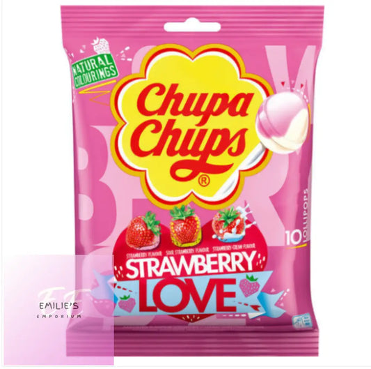 Chupa Chups Strawberry Love 12X120G
