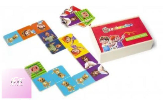Cocomelon Wooden Memory Dominoes Game X6