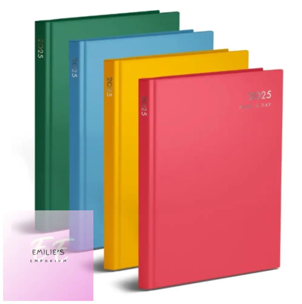 Colour Block Dap A4 Diary 2025-2026 - Assorted Planner Organiser Schedule