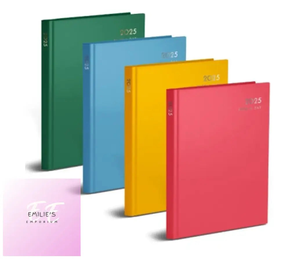 Colour Block Dap A6 Diary 2025-2026 - Assorted Planner Organiser Schedule