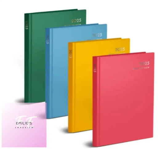 Colour Block Wtv A6 Diary 2025-2026 - Assorted Planner Organiser Schedule