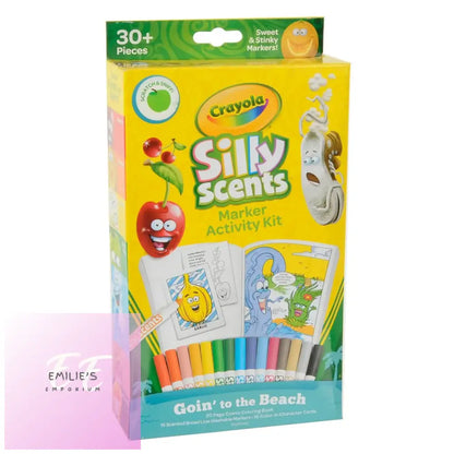 Crayola Silly Scents Marker Activity Kit Beach Trip Colouring