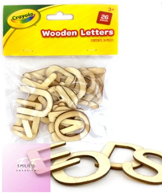 Crayola Wooden Letters Pack
