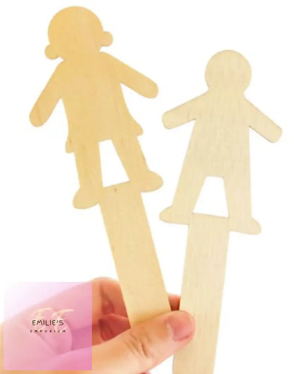 Crayola Wooden People Stick Puppets X 8