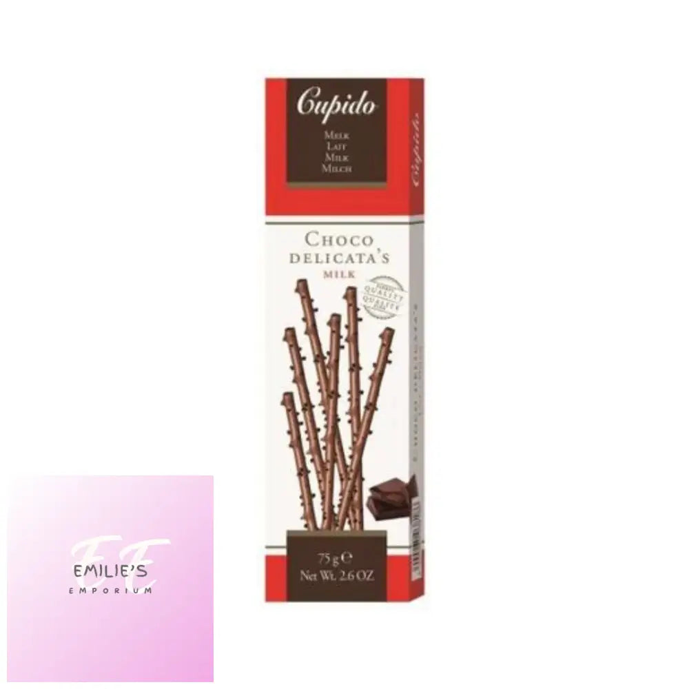 Cupido Box Delicatas Sticks Milk 75G Sweets