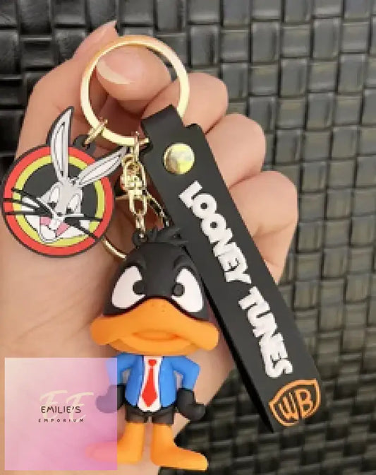 Daffy Duck In Suit Key Ring