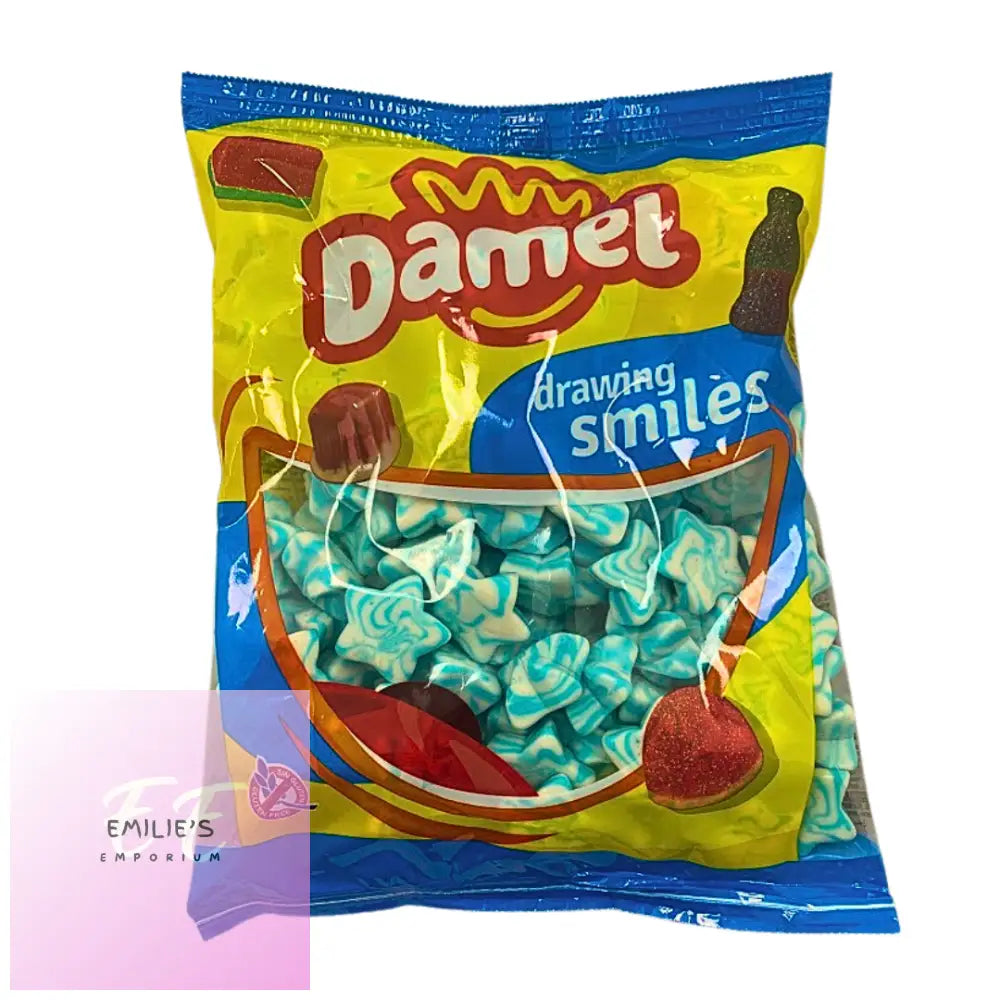 Damel Blue Raspberry Twist Stars 1Kg