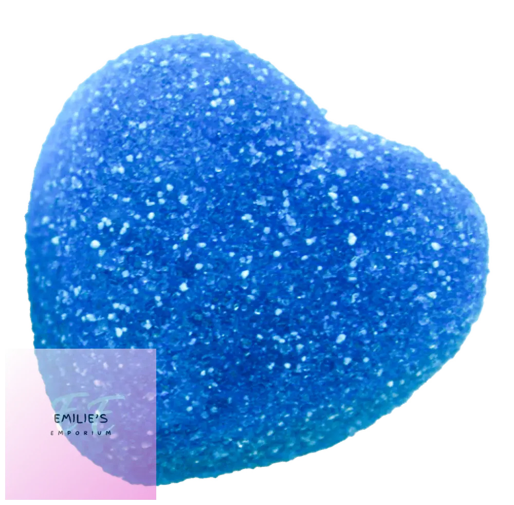 Damel Sour Blue Raspberry Hearts 1Kg